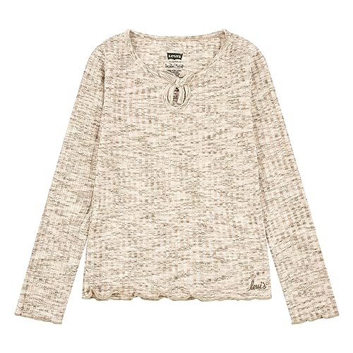 Levi's Kids Lvg space dye ls knit top Mädchen Crème Brûlée. 3 Jahre von Levi's