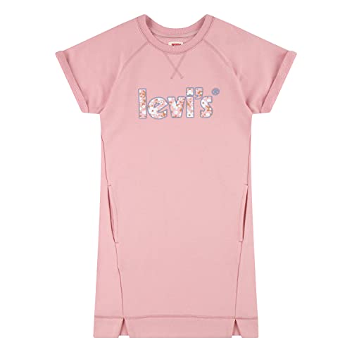 Levi's Kids Lvg ss sweatshirt dress Mädchen 12 Jahre Quartz Pink von Levi's