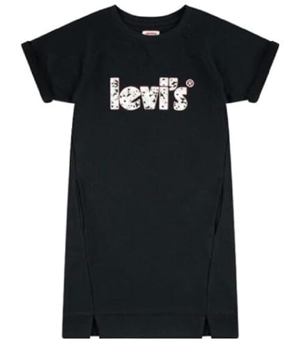 Levi's Kids Lvg ss sweatshirt dress Mädchen 5 Jahre Schwarz von Levi's