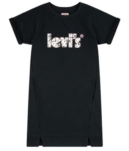 Levi's Kids Lvg ss sweatshirt dress Mädchen 8 Jahre Schwarz von Levi's