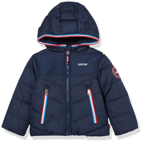 Levi's Kids Lvn mixed media puffer Baby Jungen Dress Blues 6 Monate von Levi's