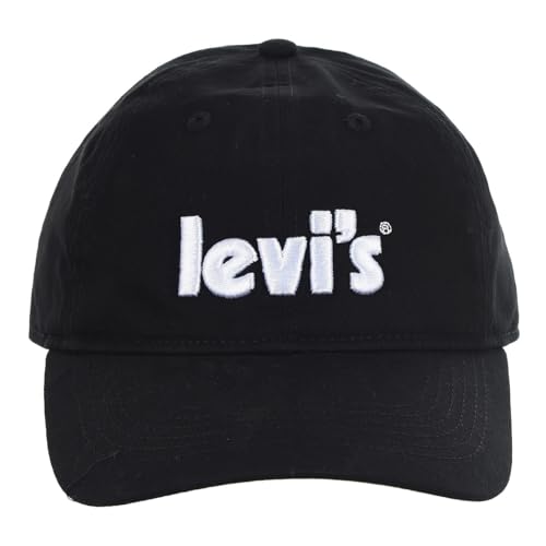 Levi's Kids Unisex Lan Poster Logo Cap 9a8502 Verschluss, Schwarz, Einheitsgröße EU von Levi's