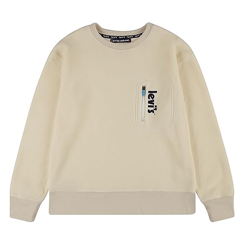 Levi's Kids cozy crew w/self pocket Jungen Zucker-rührlöffel. 10 Jahre von Levi's