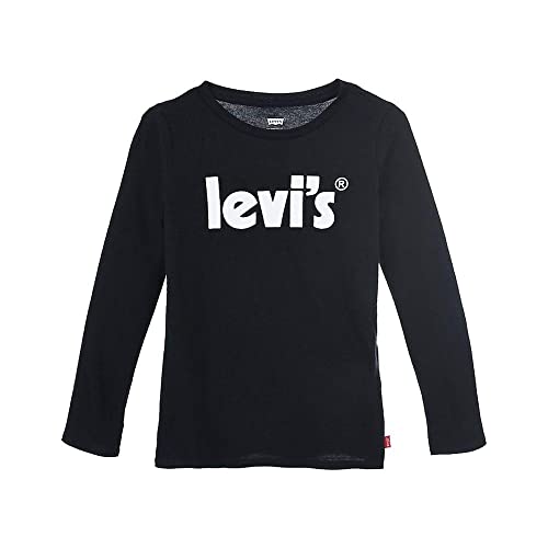 Levi's Kids ls poster logo top Mädchen Schwarz 10 Jahre von Levi's