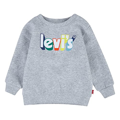 Levi's Kids poster logo crewneck sweat Baby Jungen Light Grayheather 24 Monate von Levi's