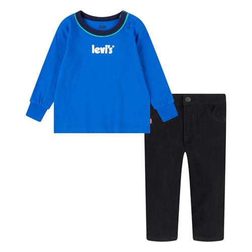 Levi's Kids poster logo ringer & denim Baby Jungen Skydiver 12 Monate von Levi's