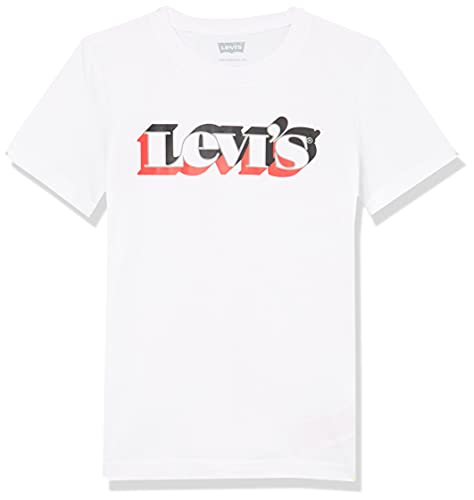 Levi's Kids short slv graphic te shirt Jungen Weiß 12 Jahre von Levi's