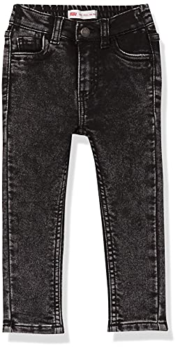 Levi's Kids skinny knit pull on jean Baby Jungen Washed Black 6 Monate von Levi's