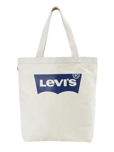 Levi's Women's Batwing Tote Bags, Damen, Ecru/Blau, one size, 227853 von Levi's
