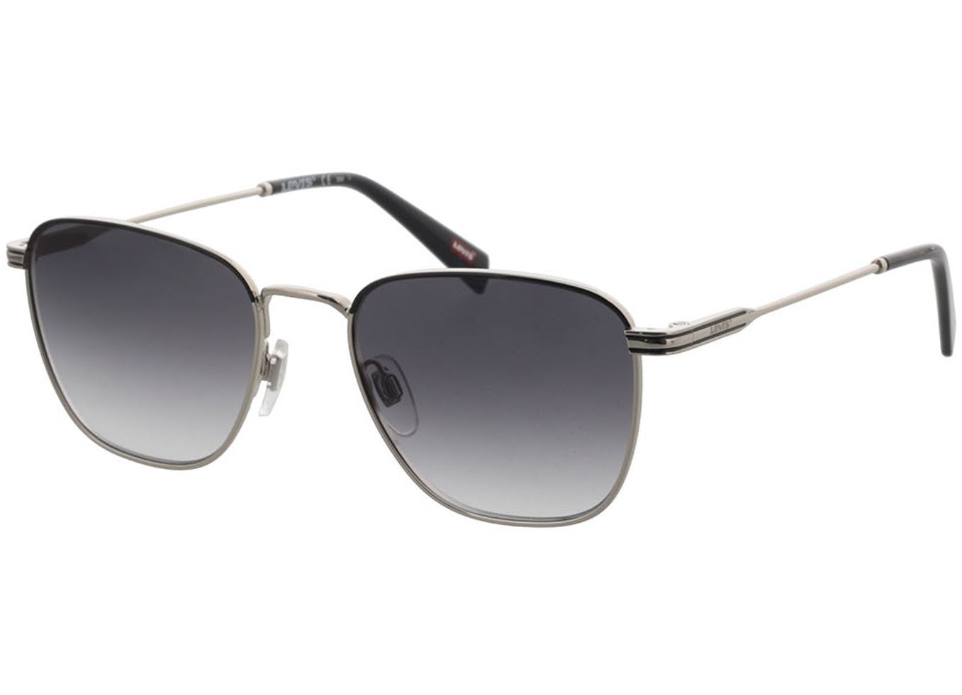 Levi's LV 1016/S 010/9O 52-19 Sonnenbrille mit Sehstärke erhältlich, Damen/Herren, Vollrand, Eckig von Levi's