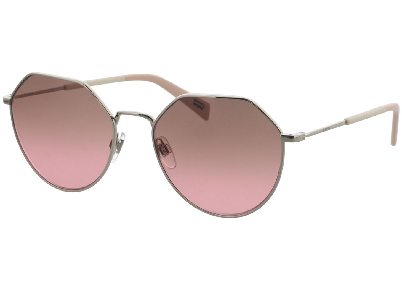 Levi's LV 1020/S 010/M2 57-19 Sonnenbrille ohne Sehstärke, Damen/Herren, Vollrand, Rund von Levi's