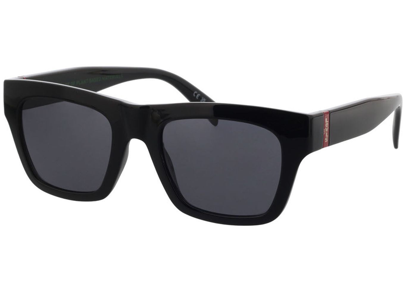 Levi's LV 1026/S 807/IR 52-21 Sonnenbrille mit Sehstärke erhältlich, Herren, Vollrand, Rechteckig von Levi's