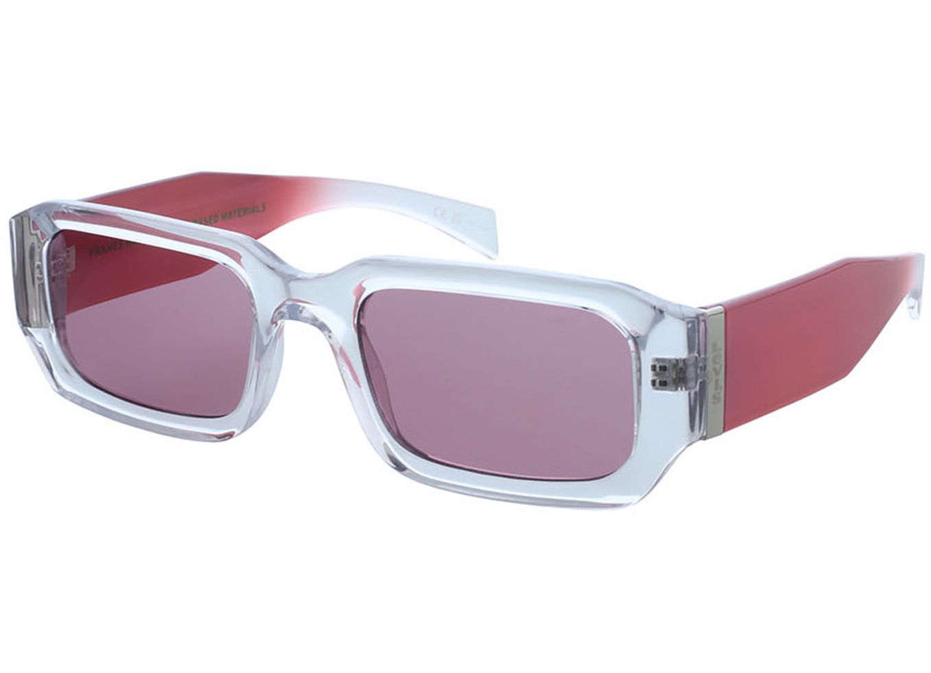 Levi's LV 1034/S 900 53-20 Sonnenbrille mit Sehstärke erhältlich, Damen/Herren, Vollrand, Rechteckig von Levi's