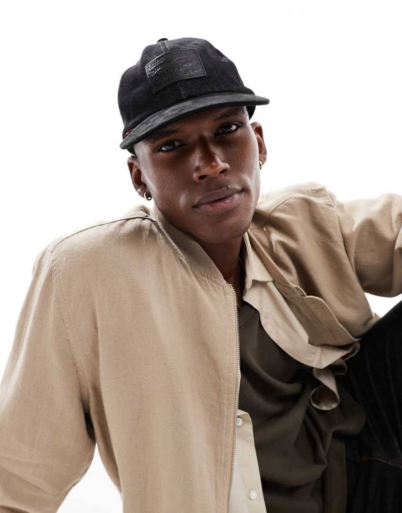 Levi's - Lässige schwarze Baseball-Kappe im Dad-Stil mit Logo-Aufnäher von Levi's