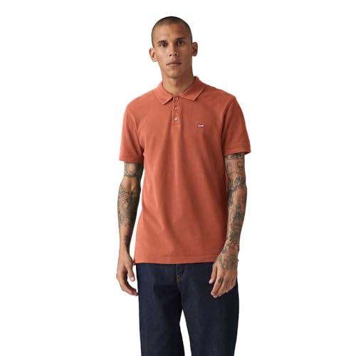 Levi's Men's Housemark Polo Shirt, Etruscan Red, L von Levi's