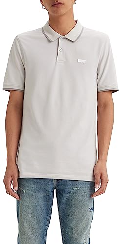 Levi's Herren Slim Housemark Polo Hemd,Quarter Tipping Quiet Gray,XL von Levi's