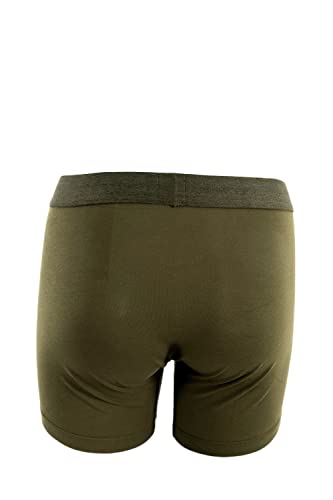 Levi's Herren Melange Wasitband Organic Cotton Boxer Briefs, Khaki, XL (2 Pack) von Levi's