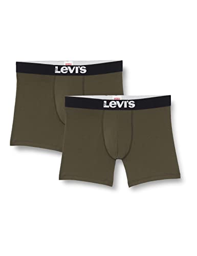 Levi's Herren Solid Basic Boxer, Khaki, XL von Levi's