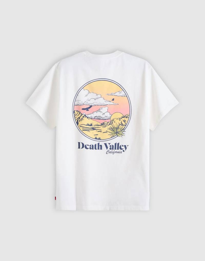 Levi's - Locker geschnittenes T-Shirt in Weiß mit Dead-Valley-Logoprint am Rücken von Levi's