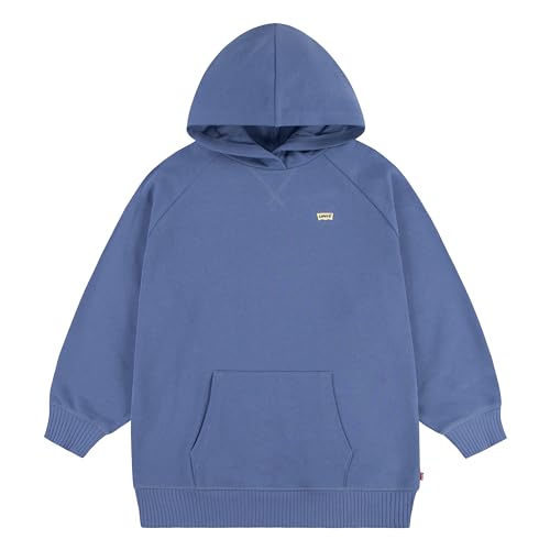 Levi's Mädchen LVG Pullover Hoodie 4EK187 Hooded Sweatshirt, Coastal Fjord, 14 Years von Levi's