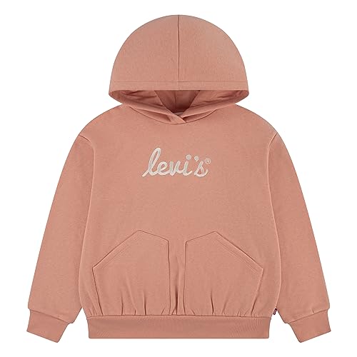 Levi's Kids Lvg poster logo hoodie Mädchen Terra Cotta. 12 Jahre von Levi's