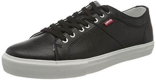 Levi's Men's 231571-794-59 Woodward Sneakers Regular Black 46 EU von Levi's