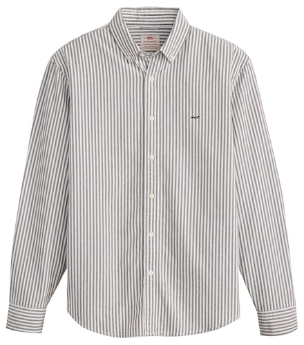 Levi's Men's Authentic Button DOWN Shirt, Waylon Stripe DELICI, M von Levi's