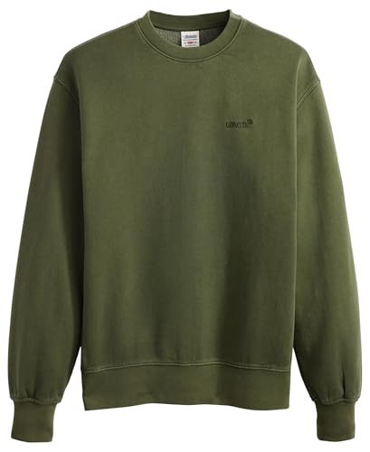 Levi's Men's Authentic Crew Sweatshirt, Garment DYE Kombu GR, XS von Levi's