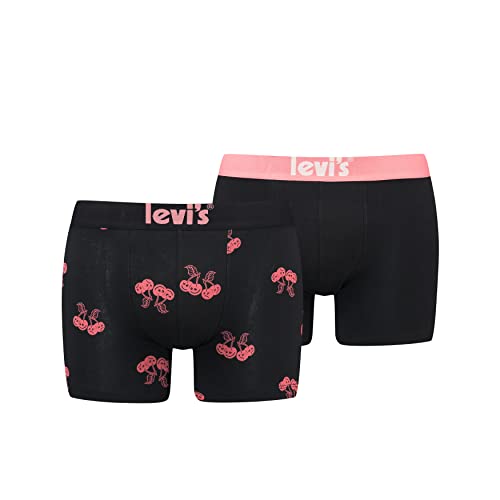 Levi's Men's Cherry AOP Boxer, pink/Black, S von Levi's