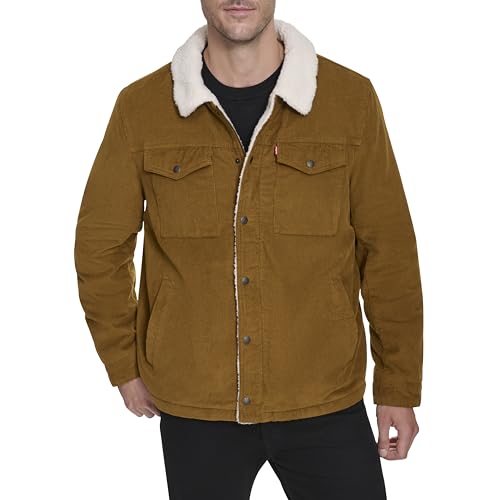 Levi's Men's Corduroy Sherpa Lined Trucker Jacket (Standard and Big & Tall) von Levi's