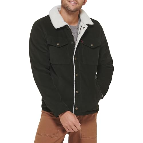 Levi's Men's Corduroy Sherpa Lined Trucker Jacket (Standard and Big & Tall) von Levi's