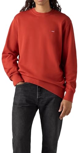 Levi's Men's Crew Sweatshirt, Etruscan RED, S von Levi's