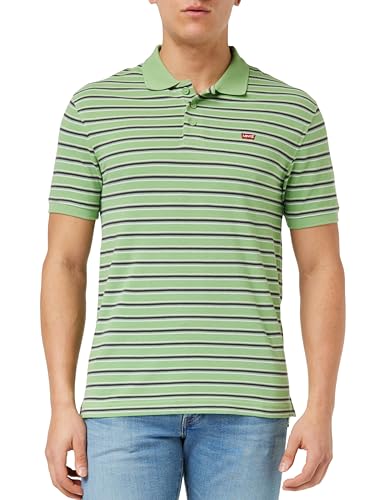 Levi's Men's Housemark Polo Polos, Hopscotch Stripe Aspen Green, M von Levi's