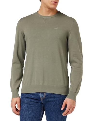 Levi's Men's Lightweight Housemark Sweaters, Smokey Olive, L von Levi's