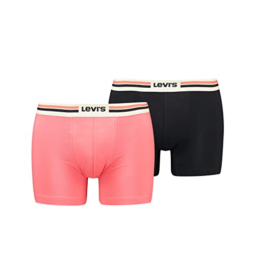 Levi's Men's Placed Sportwear Logo Boxer, pink Combo, S von Levi's