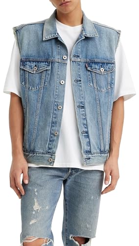 Levi's Men's Relaxed Trucker Denim, Kentucky Blue Vest, S von Levi's