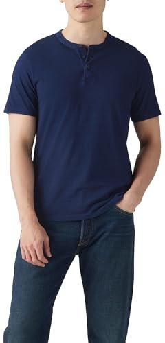Levi's Men's SS HM Henley Shirt, True Indigo Dark IND, XL Levi's Men's SS HM Henley Shirt, True Indigo Dark IND, XL von Levi's