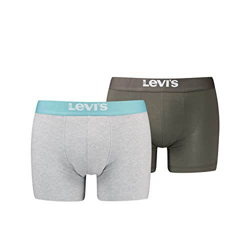Levi's Herren Solid Basic Boxer, Blue/Grey, S von Levi's