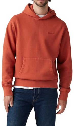 Levi's Men's The Authentic Hoodie Sweatshirt, Garment DYE Ketchup, S von Levi's