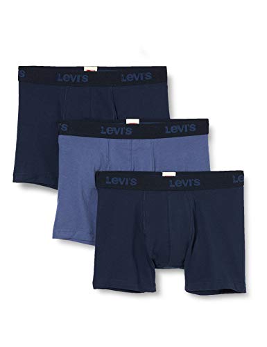 Levi's Herren Levi's Back in Session Men's Multipack (3 Pack) Boxer Briefs, Blue Combo, S EU von Levi's