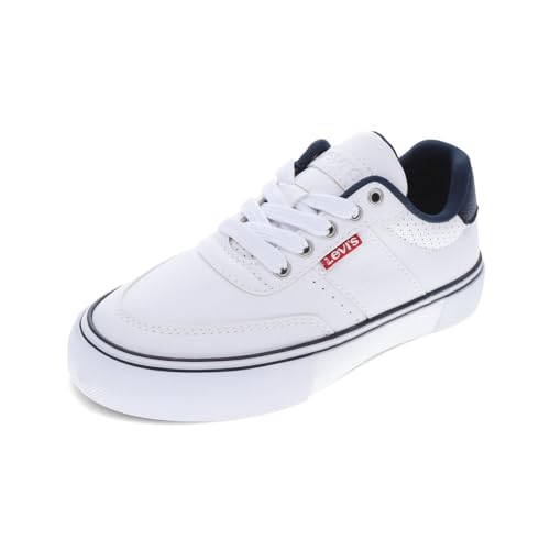 Levi's Munro Ul Sneaker für Kinder, unisex, weiß/marineblau, 6 Big Kid Levi's Munro Ul Sneaker für Kinder, unisex, weiß/marineblau, 6 Big Kid von Levi's