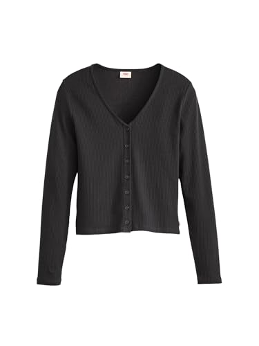 Levi's Damen Muse Langarm-T-Shirt Caviar Black L von Levi's