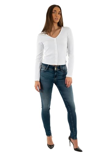 Levi's Damen Muse Langarmshirt White + White XS von Levi's