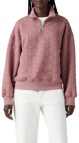 Levi's Navarro Quilted 1/4 Zip Rose Taupe Fleec von Levi's