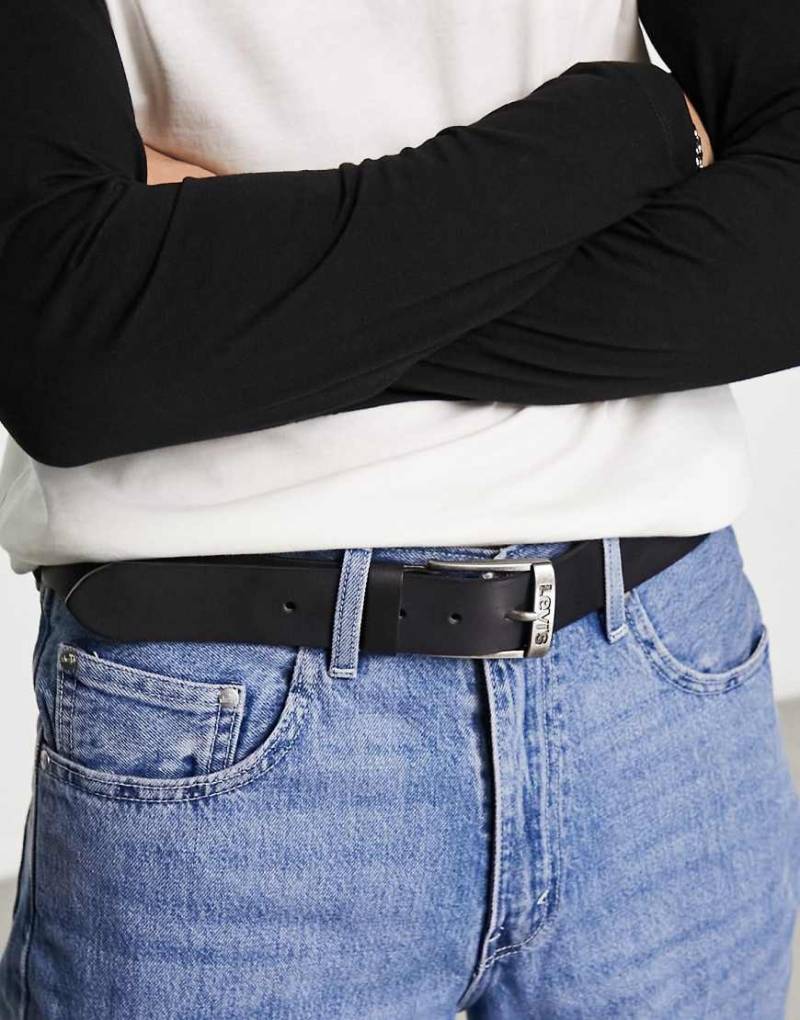 Levi's - New Duncan - Gürtel aus Leder in Schwarz von Levi's