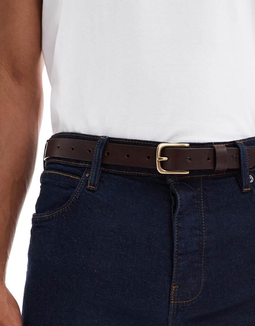 Levi's - New Narrow - Schmaler Gürtel aus Leder in Braun von Levi's
