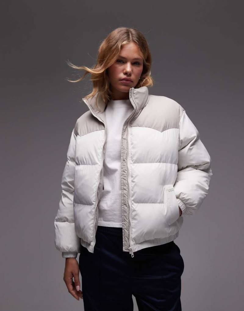 Levi's - Noe - Western-Pufferjacke aus Nylon in Weiß von Levi's