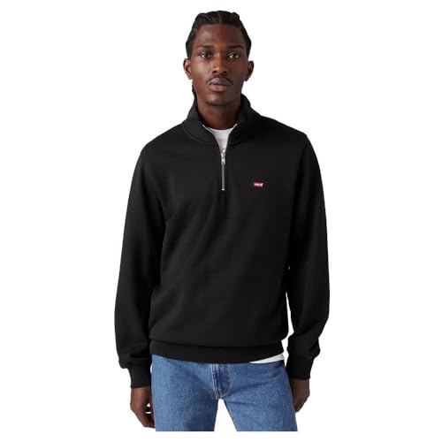 Levi's Original Hm 1/4 Zip Mineral Black von Levi's