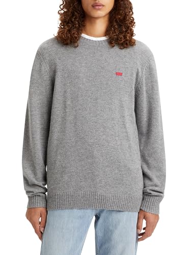 Levi's Original Housemark Sweater Mid Tone Grey Heather - Grey XXL von Levi's
