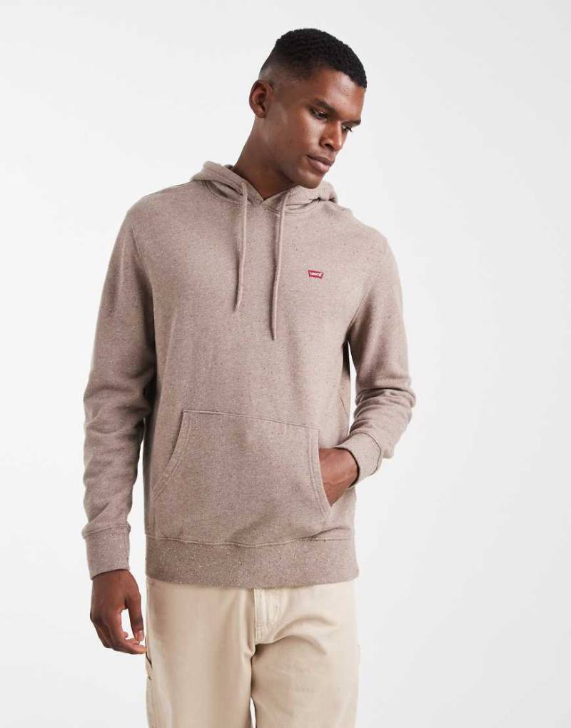 Levi's - Original - Kapuzenpullover in Beige mit Fledermaus-Logo-Neutral von Levi's